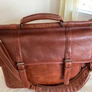 Vintage Wilson Leather Shoulder Briefcase/Attaché
